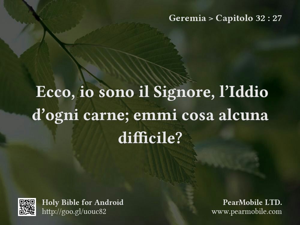 Geremia, Capitolo 32:27